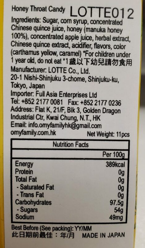 樂天 梨子蜂蜜潤喉糖果 That S Y You Eat